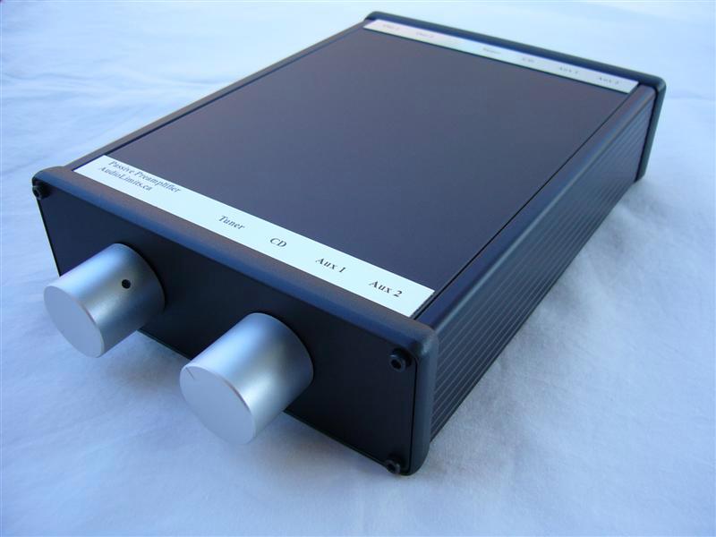 Passive Preamplifier - Front Black